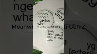 Pin Murah Aesthetic Kata-kata 44mm