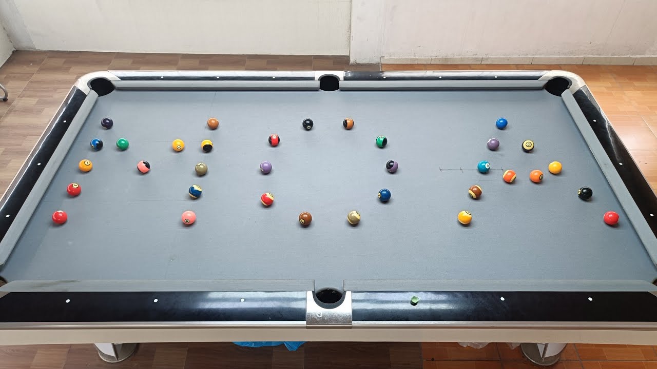 MOA Pool challenge with 34 balls