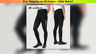 LAMEDA Professional Winter Cycling Pants Man Long with Padding Thermal Fleece Windproof for 5-15C