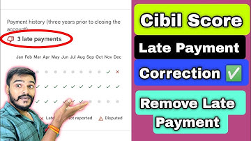 How to remove late payment from Cibil Report | How to remove late payment from Cibil Score