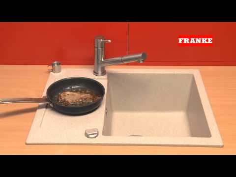 ТЕСТ Гранитные мойки Franke (Fragranite горячая сковорода)