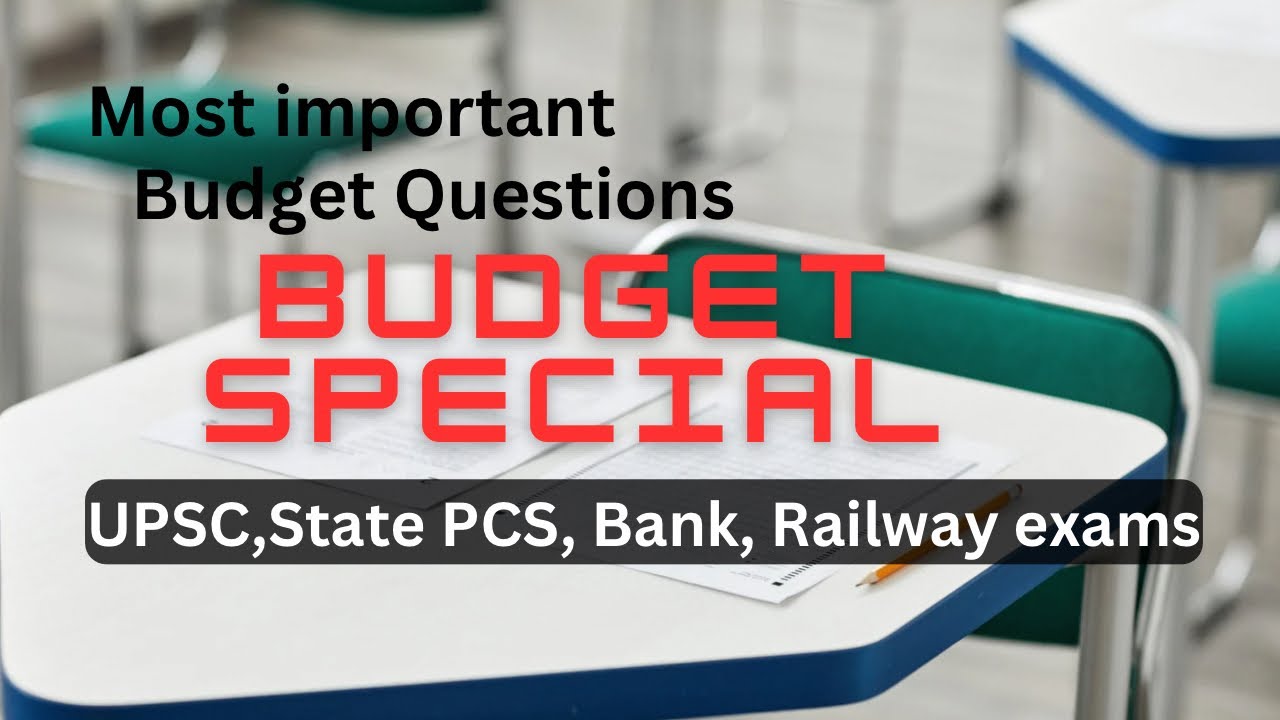 Up budget special | important budget mcqs | budget questions |
