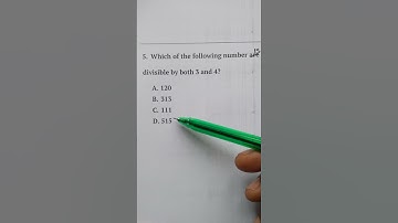 Which one is divisible by 3 and 4 #division #divisibilitytricks #shorts
