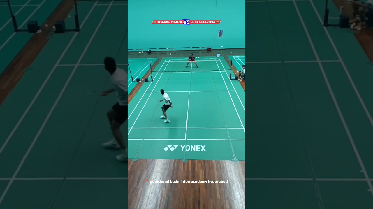 Srikanth Kidambi vs Sai praneeth badminton match 🏸  sai praneeth super smash 🔥🏸⚡
