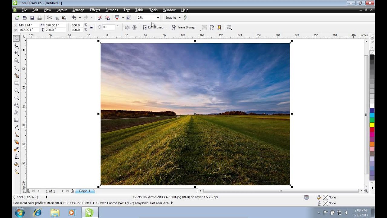 How to Crop Image in CorelDraw