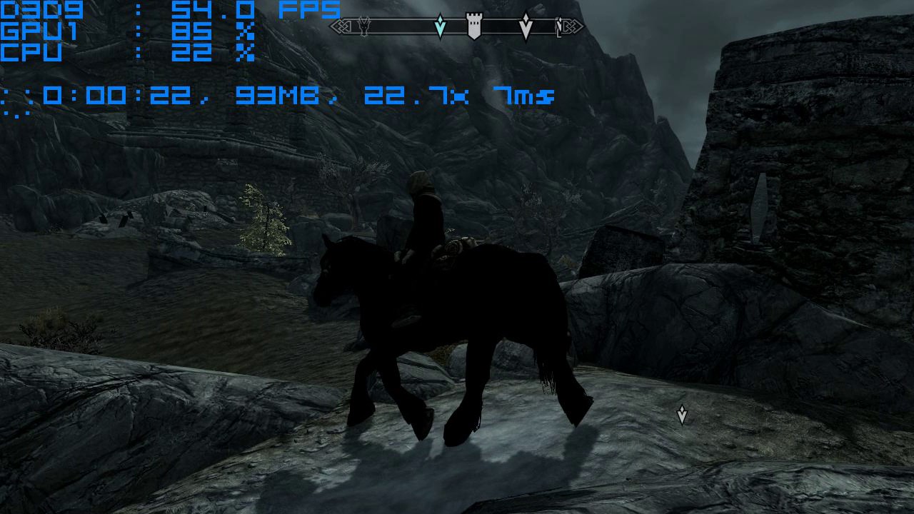 Skyrim -  GT 750m  - Maxed OUT AA 8X