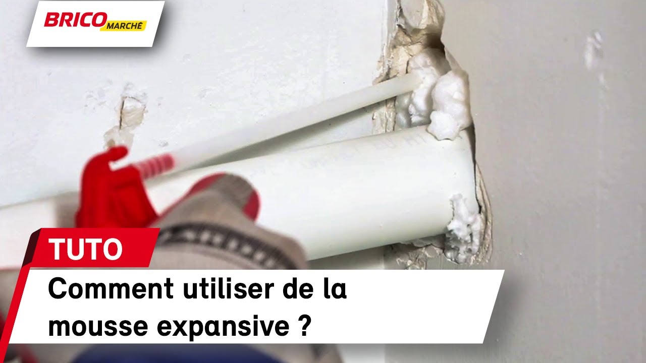 Comment utiliser de la mousse expansive ? | Bricomarché - YouTube