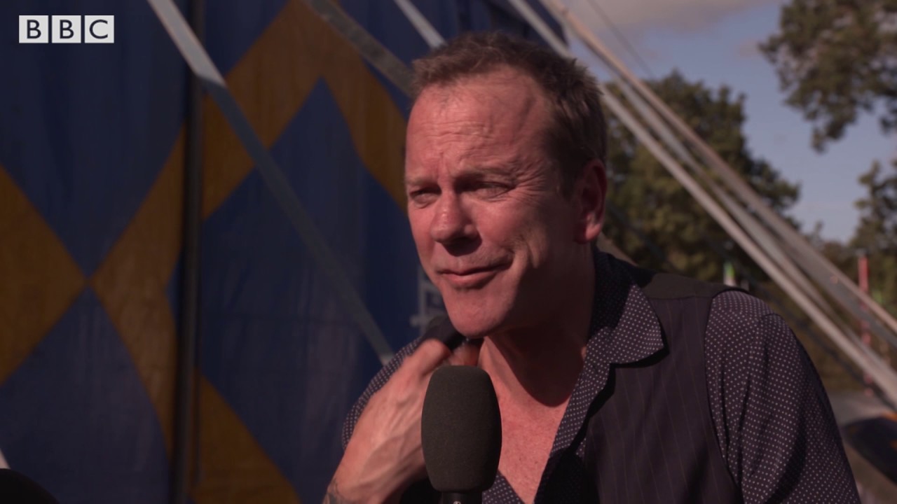 Kiefer Sutherland at Glastonbury