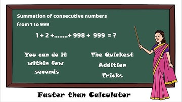Quick Math Addition Tricks|Addition of Consecutive Numbers Starting from one within Few Seconds|2020