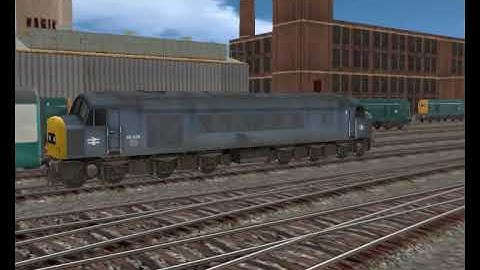Trainz class 45 arrives at Burton on trent