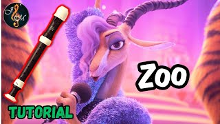 Shakira - Zoo (Zootopia 2) - Flauta Dulce