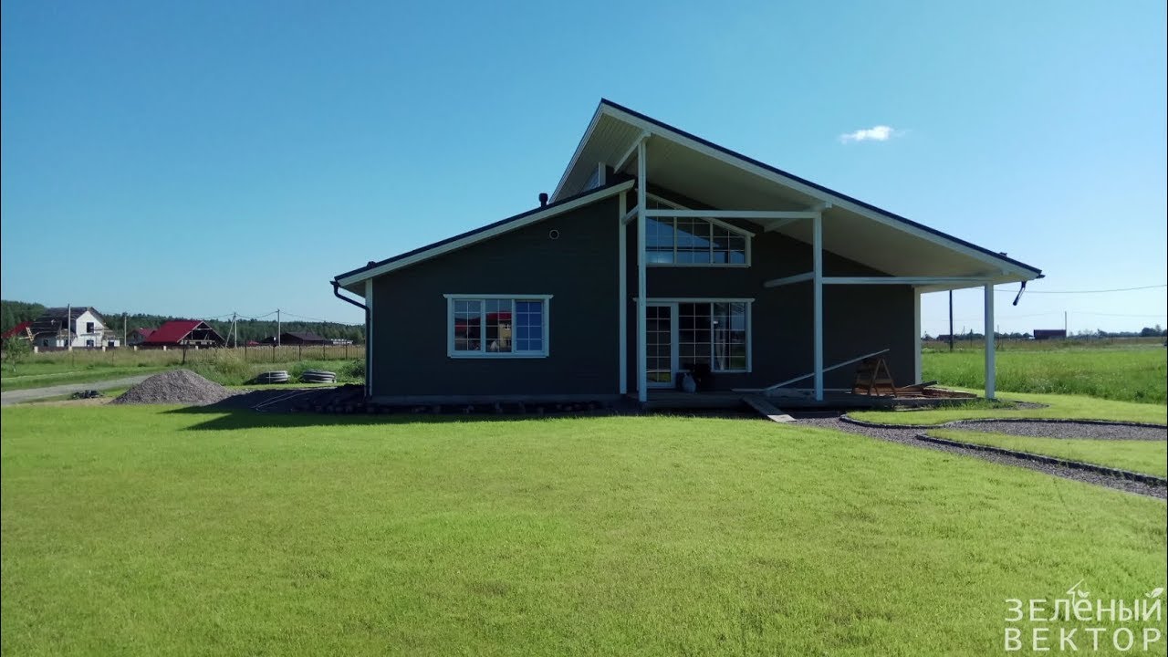 Дренаж участка, садовые дорожки и красивый газон l Зелёный Вектор