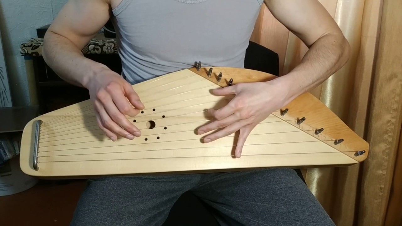 Гусли " То не ветер ветку клонит " РАЗБОР обучение урок уроки - YouTube