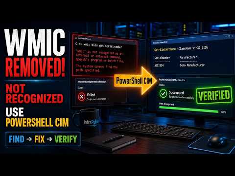 WMIC Not Recognized on Windows 11? Replace Scripts Before They Fail