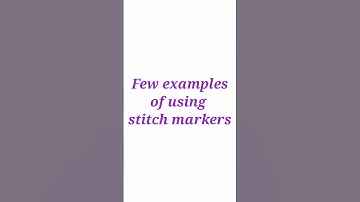 Stitch marker options|crochet tip for stitch markers#shorts  #trending #viralshorts #stitchmarker