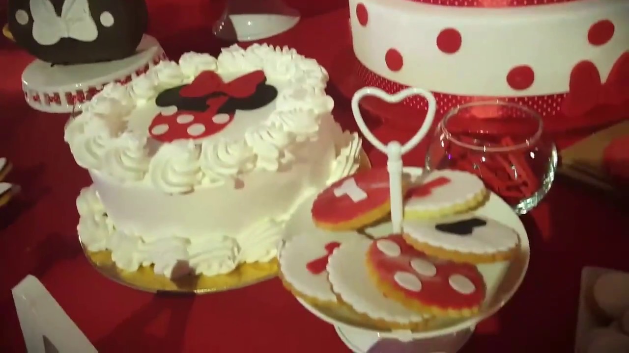 1compleanno Tema Minnie Youtube