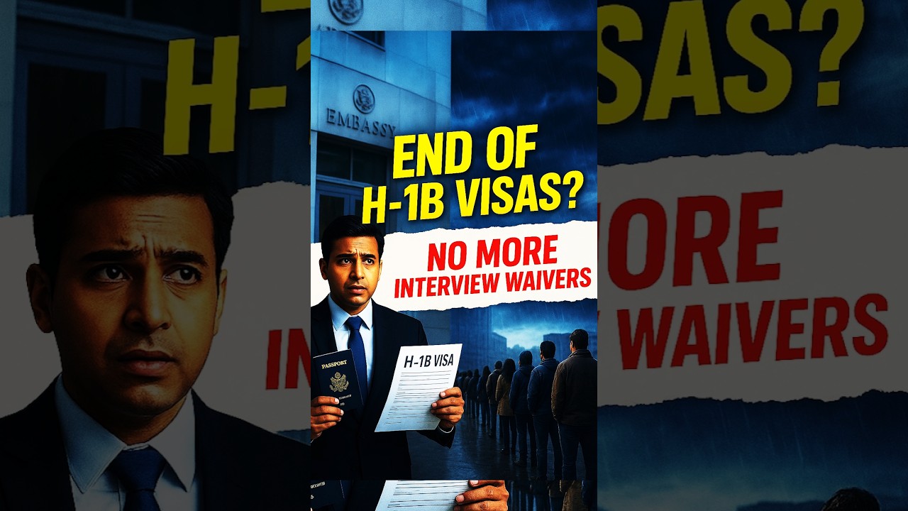 "US Visa Shock 2025: Dropbox Gone, Interviews Back for All! | H-1B, F-1, B-1/B-2 Updates" 