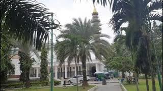 Adzan sholat zuhur masjid sultan badaruddin kota palembang