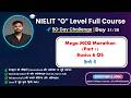 O Level M1-R5 | Day 31: Mega MCQ Marathon (Part 1) | Basics & OS | 50-Day Challenge (Hindi)