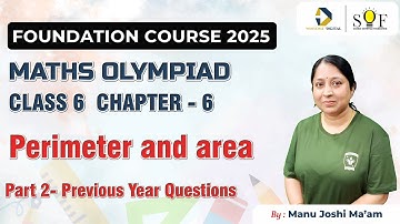 Class 6 Maths Olympiad | Chapter 6- Perimeter and area | Previous Year Questions 