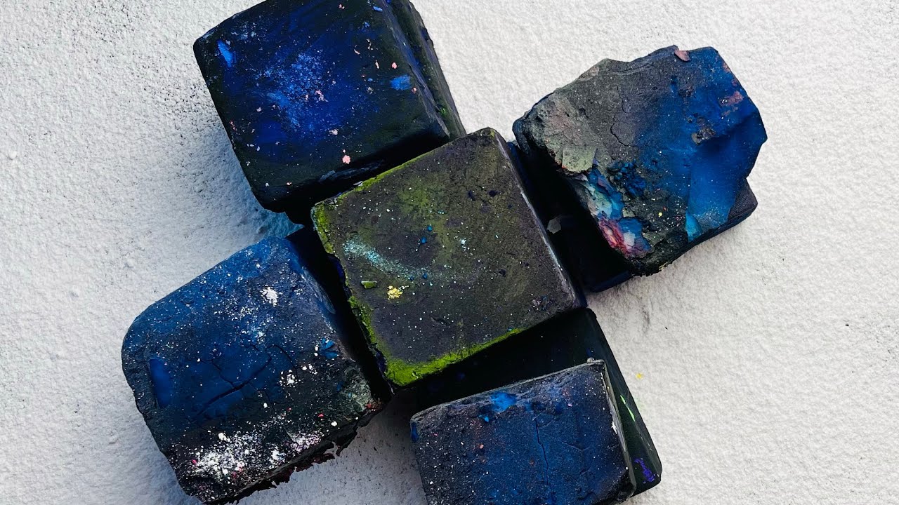 Dyed Powdery, Crispy, and Crunchy. Gym Chalk - YouTube