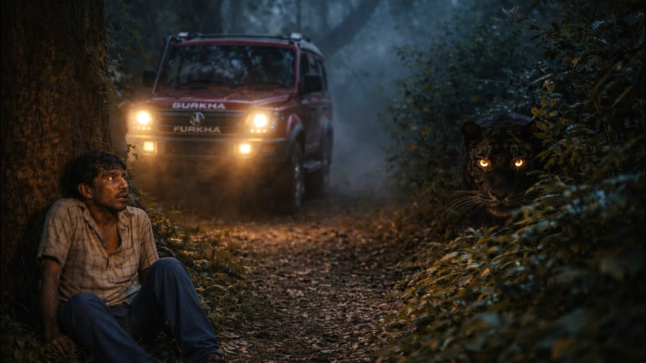 नशे में जंगल के बीच बैठा आदमी ! Corbett Night Drive में मौत से आमना-सामना | Jungle & नशे में आदमी 