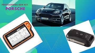 Porsche Cayenne S programming a new key with VVDI Keytool Plus