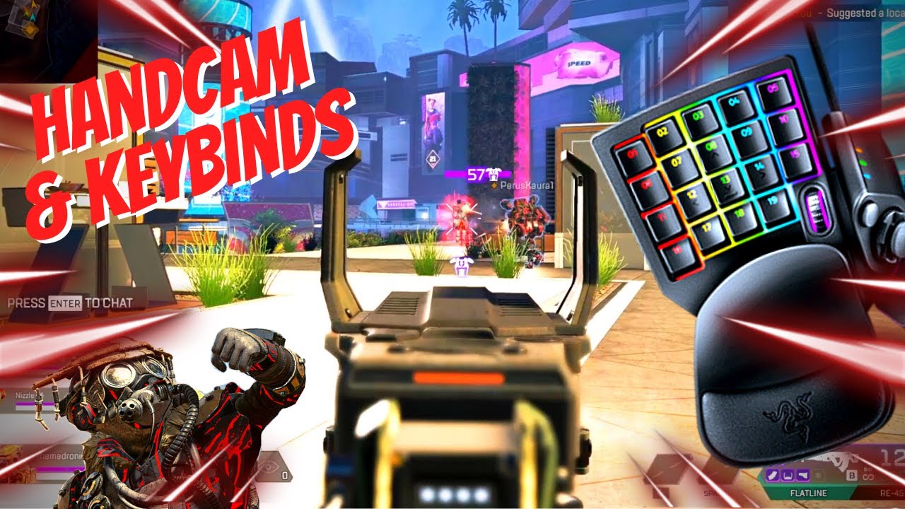 Razer Tartarus V2 x Apex Legends - HANDCAM + SET UP | -razer