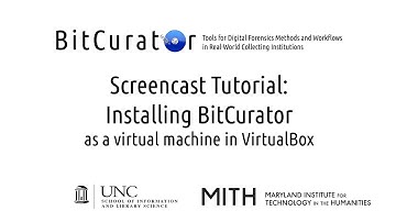 BitCurator: Installing BitCurator via Virtual Machine