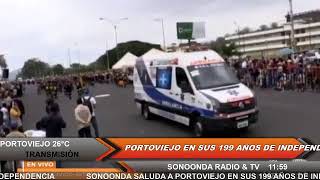 Desfile Por La Independencia De Portoviejo - Viernes 18 De Octubre .Sonoonda