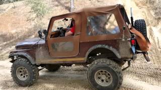 Our 84 CJ7 in the woods