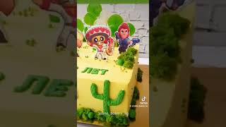 Торт в тематике Brawl Stars