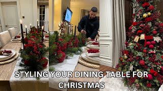 THE ULTIMATE GUIDE TO STYLING YOUR DINING TABLE FOR CHRISTMAS