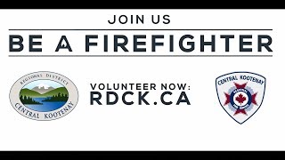 RDCK Volunteer Firefighter Recruitment