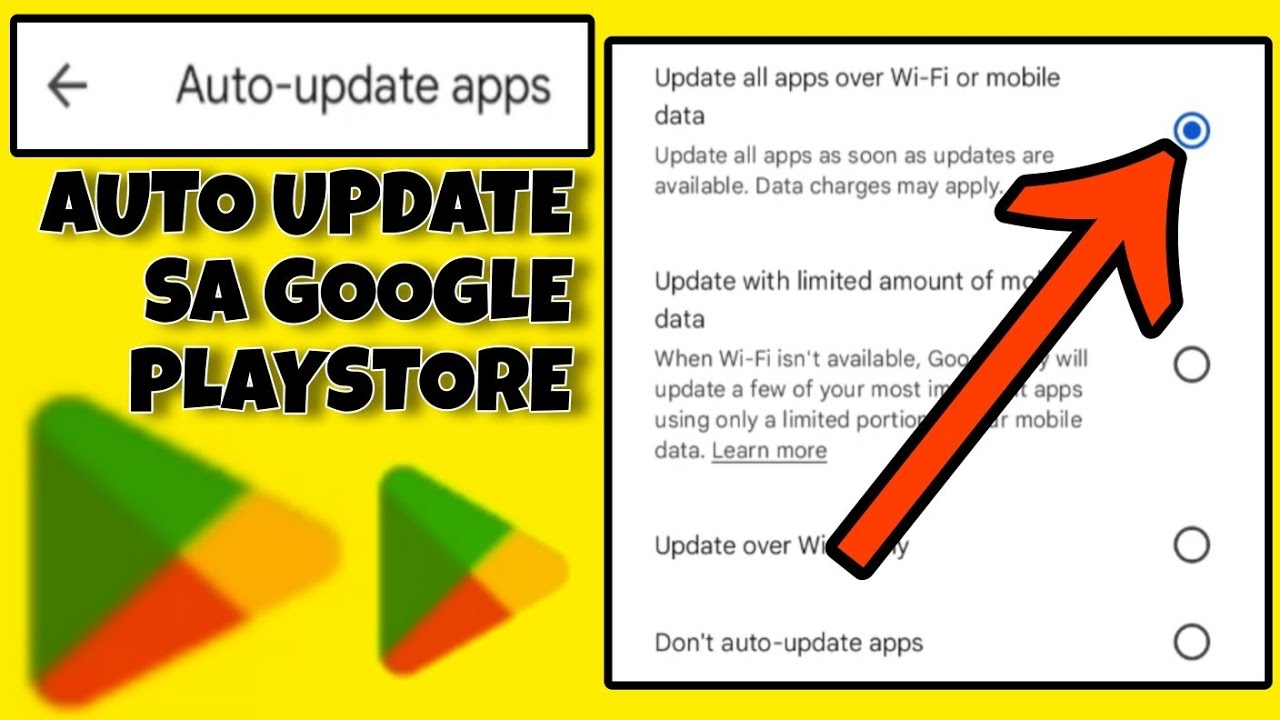 PAANO MAG AUTO UPDATE NG APPS | EASY TUTORIAL