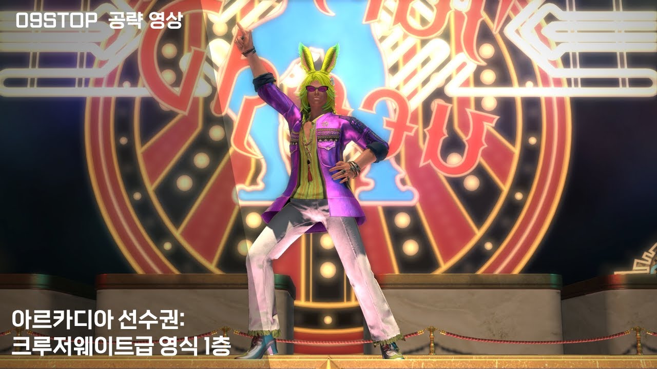 아르카디아 선수권: 크루저웨이트급 영식 1층 공략 영상 -『09STOP(영구정지)』