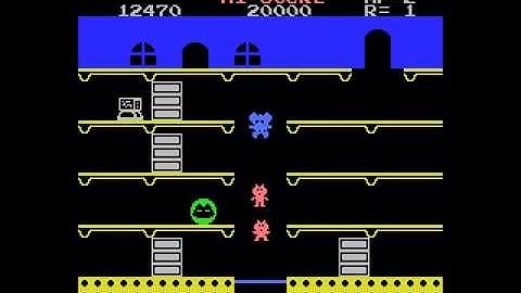 [MSX] Mappy by Namco LTD & Bug-Byte Software - Gameplay *before* reset