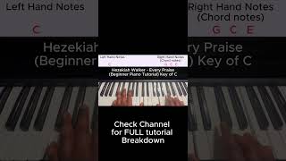 How to Play Every Praise - Easy Piano Tutorial on Key of C