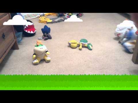 Bowser junior takes sonic fire breathing