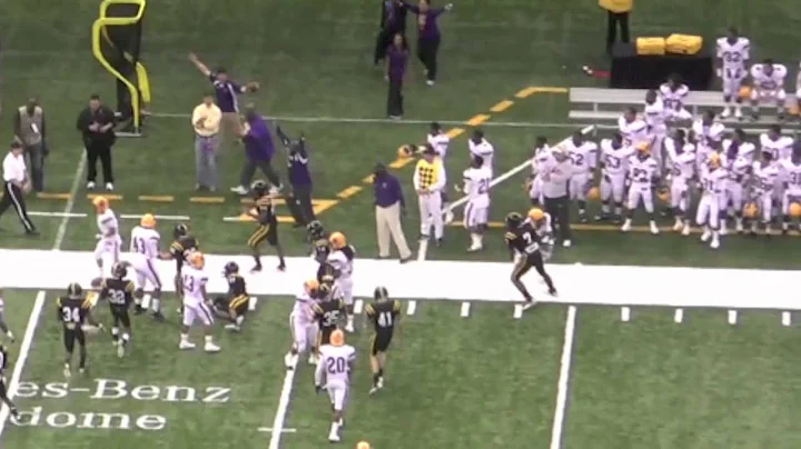 Byron Landry #42 MLB Edna Karr football Highlight ...