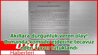 Akıllara durgunluk veren olay! Ormanda komodo ejderine tecavüz eden 4 avcı tutuklandı