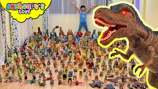 Skyheart's Huge Dinosaur Collection Part 2  dinosaur toys for kids jurassic world children