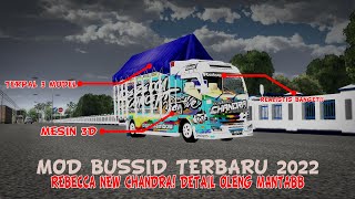 RILIS🎉 MOD TRUCK NEW REBECCA CHANDRA FULL ACC GERAK😱 KEREN PARAH WAJIB COBA||MOD BUSSID TERBARU 2022