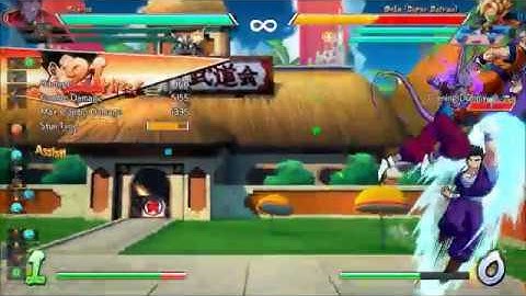 Beerus Corner Combo w/Beam and A.Gohan Assist