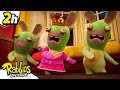 The Dance Of The Zombie Rabbids Halloween Compilation RABBIDS INVASION Cartoon For Kids 