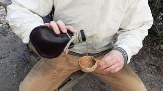 Leather Working - Making a leather Costrel