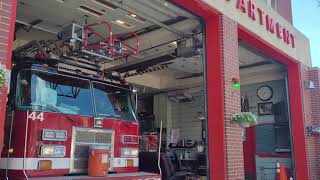 chicago fire department truck 44 responding