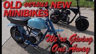 VINTAGE BRONCCO MINIBIKE TAKES ON NEW AMAZON MINIBIKE!