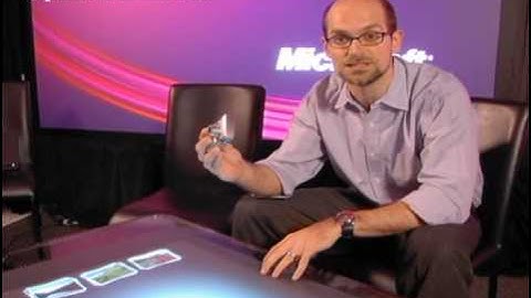 Microsoft surface computer