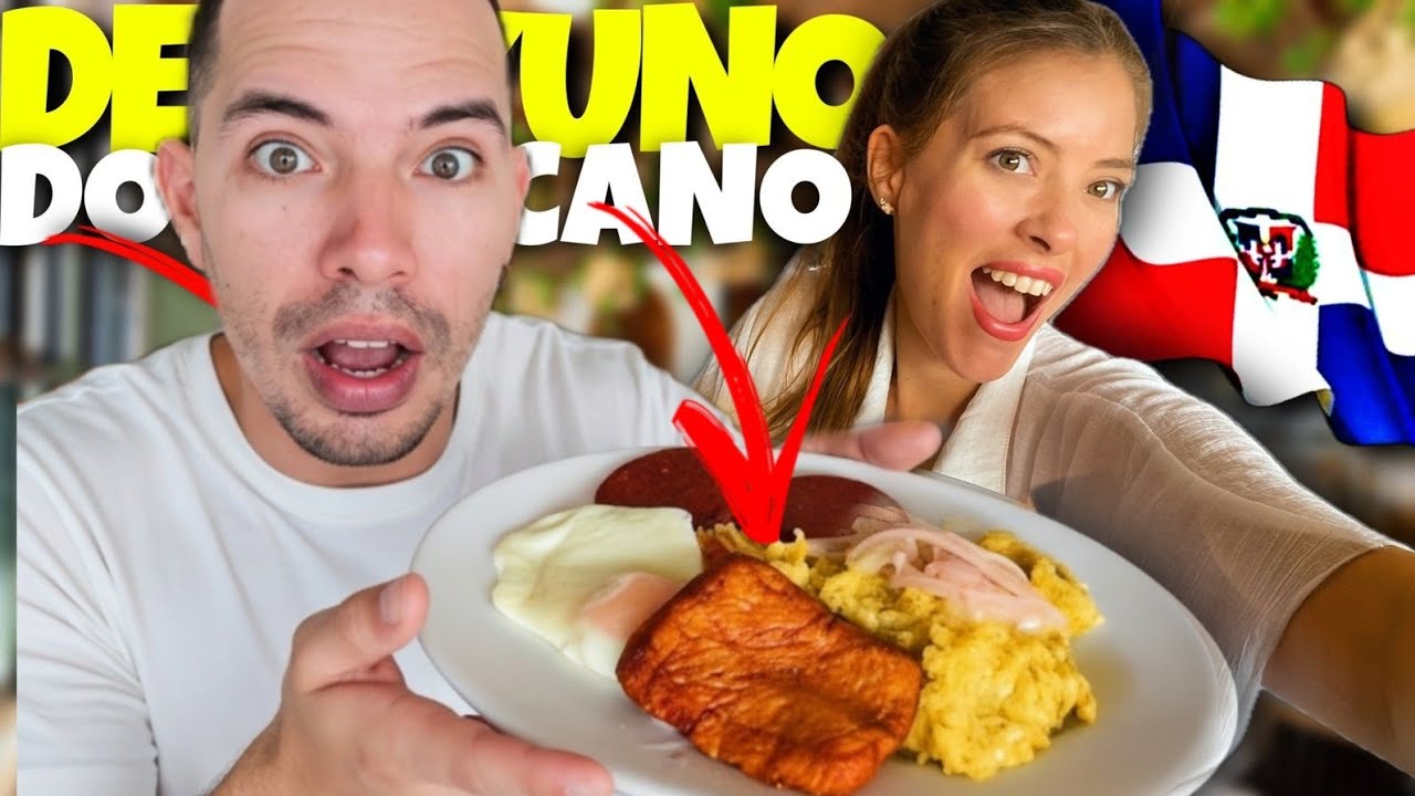 Hermosa CUBANA me ENSEÑÓ EL VERDADERO DESAYUNO DOMINICANO 